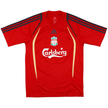 2009-10 Liverpool adidas Training Shirt - 8/10 - (L)