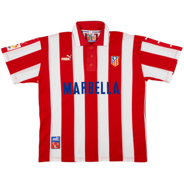 1997-98 Atletico Madrid Home Shirt - 6/10 - (L)