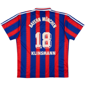 1995-97 Bayern Munich Home Shirt Klinsmann #18 - 6/10 - (L)