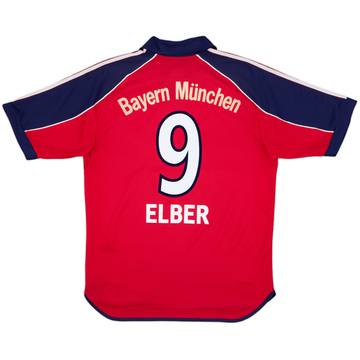 1999-01 Bayern Munich Home Shirt Elber #9 - 7/10 - (S)