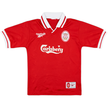 1996-98 Liverpool Home Shirt - 9/10 - (M.Boys)