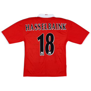2004 Middlesbrough Home Shirt Hasselbaink #18 - 6/10 - (S)