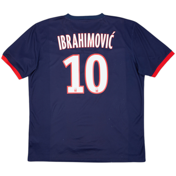 2013-14 Paris Saint-Germain Home Shirt Ibrahimovic #10 - 7/10 - (XL)