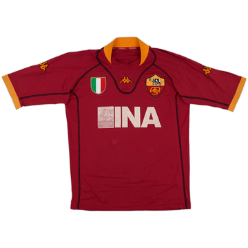 2001-02 Roma Home Shirt - 5/10 - (M)