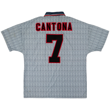 1995-96 Manchester United Away Shirt Cantona #7 - 8/10 - (L)