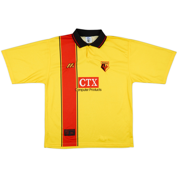 1997-98 Watford Home Shirt - 8/10 - (XL)