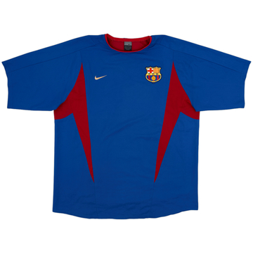 2002-03 Barcelona Nike Player Issue Training Shirt - 8/10 - (XL)