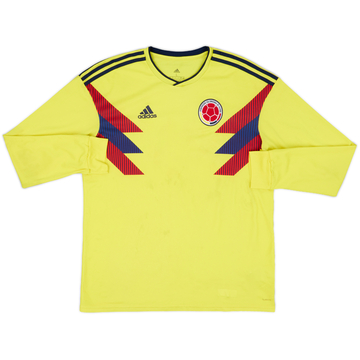 2018-19 Colombia Home L/S Shirt - 6/10 - (L)