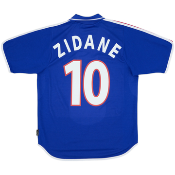 2000-02 France Home Shirt Zidane #10 - 10/10 - (M)
