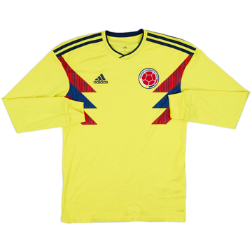 2018-19 Colombia Home L/S Shirt - 7/10 - (S)