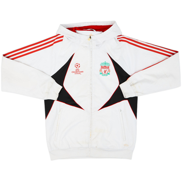 2007-08 Liverpool adidas CL Hooded Track Jacket - 4/10 - (M)
