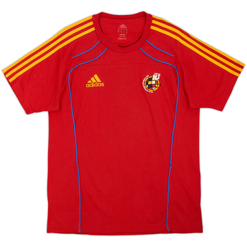 2009-10 Spain adidas Cotton Tee - 8/10 - (S)