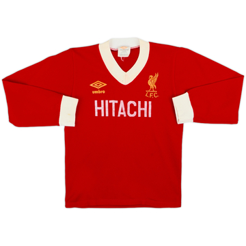 1979-82 Liverpool Home L/S Shirt - 7/10 - (M.Boys)