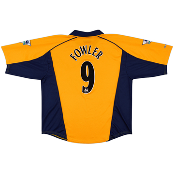 2000-02 Liverpool Away Shirt Fowler #9 - 8/10 - (XL)