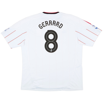2010-11 Liverpool Away Shirt Gerrard #8 - 6/10 - (XXL)