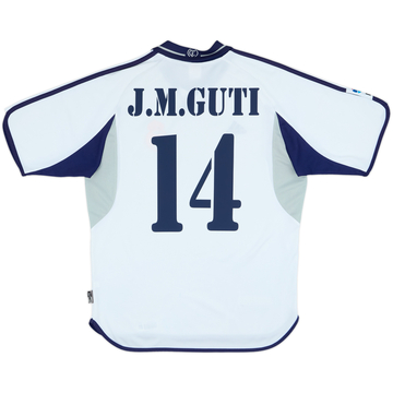 2000-01 Real Madrid Home Shirt J.M.Guti #14 - 6/10 - (M)