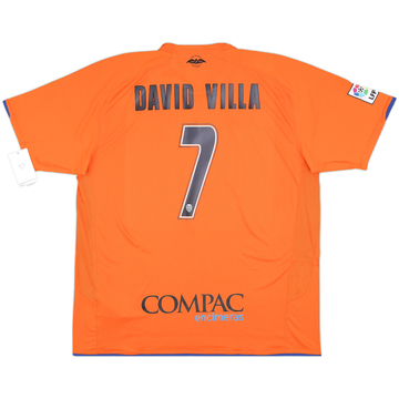 2007-08 Valencia Away Shirt David Villa #7 (XXL)