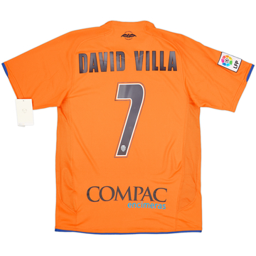 2007-08 Valencia Away Shirt David Villa #7 (S)