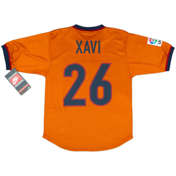 1998-00 Barcelona Away Shirt Xavi #26 (S)