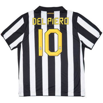 2010-11 Juventus Home Shirt Del Piero #10 (XL)