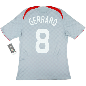 2008-09 Liverpool Away Shirt Gerrard #8 (M)