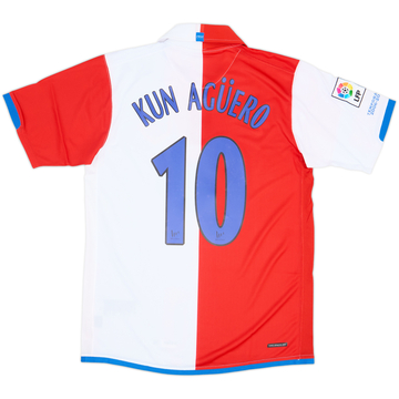 2006-07 Atletico Madrid Home Shirt Kun Aguero #10 (M)
