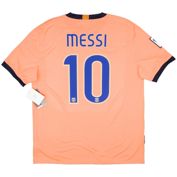 2009-10 Barcelona Away Shirt Messi #10 (L)