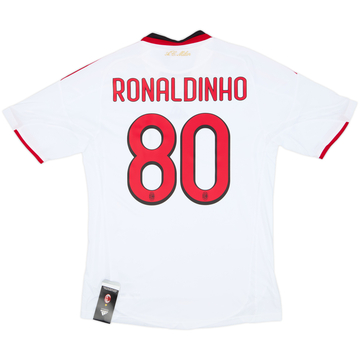 2008-09 AC Milan Away Shirt Ronaldinho #80 (M)
