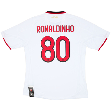 2008-09 AC Milan Away Shirt Ronaldinho #80 (XL)
