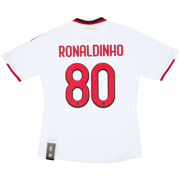 2008-09 AC Milan Away Shirt Ronaldinho #80 (L)