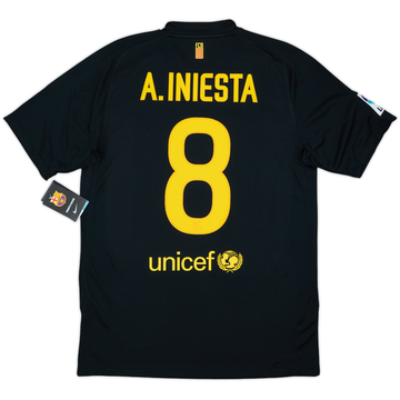 2011-12 Barcelona Away Shirt A.Iniesta #8 (M)