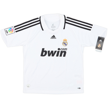2008-09 Real Madrid Home Shirt (M.Boys)