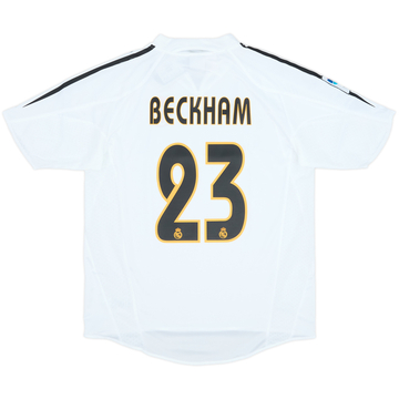 2004-05 Real Madrid Home Shirt Beckham #23 (XL.Boys)
