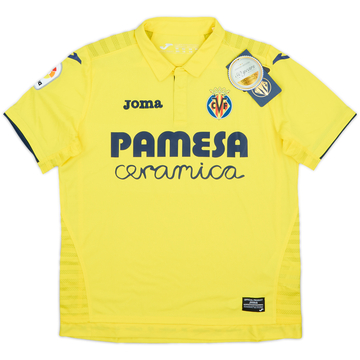 2017-18 Villarreal Home Shirt (M.Boys)