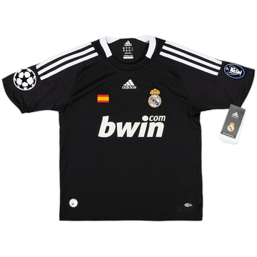 2008-09 Real Madrid CL Third Shirt (S.Boys)
