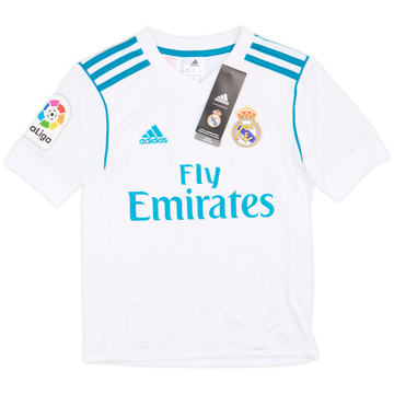 2017-18 Real Madrid Home Shirt (S.Boys)