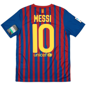 2011-12 Barcelona Home Shirt Messi #10 (XL.Boys)