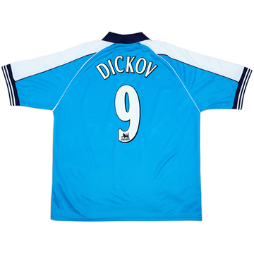 1999-01 Manchester City Home Shirt Dickov #9 - 9/10 - (XL)