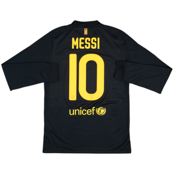 2011-12 Barcelona Away L/S Shirt Messi #10 - 10/10 - (S)