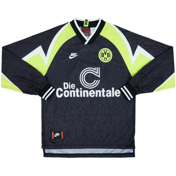 1995-96 Borussia Dortmund Deutscher Meister Away L/S Shirt - 6/10 - (M)