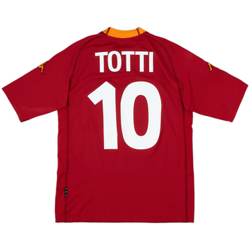 2000-01 Roma Home Shirt Totti #10 - 5/10 - (L)