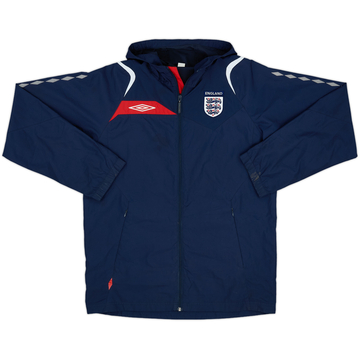 2007-08 England Umbro Hooded Track Jacket - 8/10 - (M)
