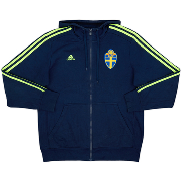 2015-16 Sweden adidas Hooded Track Jacket - 8/10 - (M)