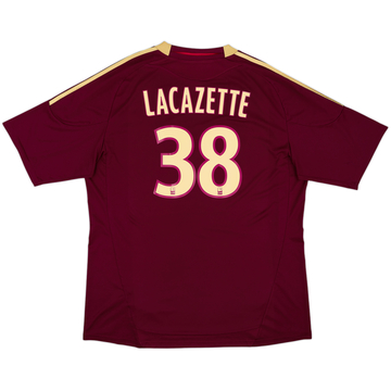 2010-11 Lyon Away Shirt Lacazette #38 - 4/10 - (XL)
