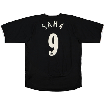 2003-05 Manchester United Away Shirt Saha #9 - 8/10 - (L)