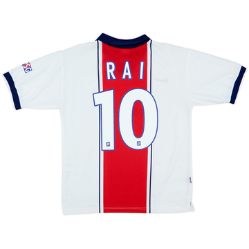 1997-98 Paris Saint-Germain Away Shirt Rai #10 - 8/10 - (XL.Boys)