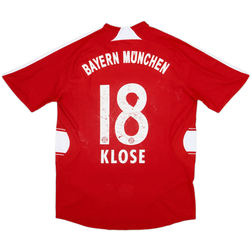 2007-08 Bayern Munich Home Shirt Klose #18 - 4/10 - (M)