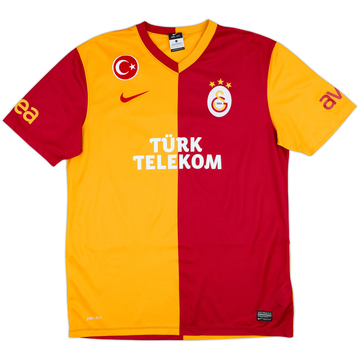 2013-14 Galatasaray Basic Home Shirt - 8/10 - (L)
