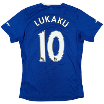 2015-16 Everton Home Shirt Lukaku #10 - 8/10 - (M)