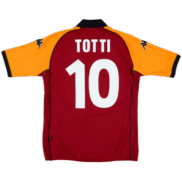 2002-03 Roma European Home Shirt Totti #10 - 5/10 - (L)